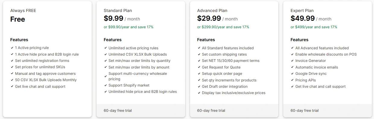 BMT B2B Wholesale Pricing