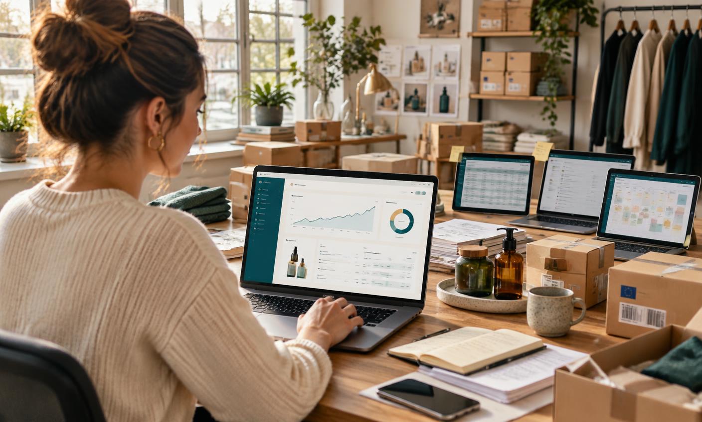 A European DTC merchant managing wholesale operations from one unified ecommerce workspace